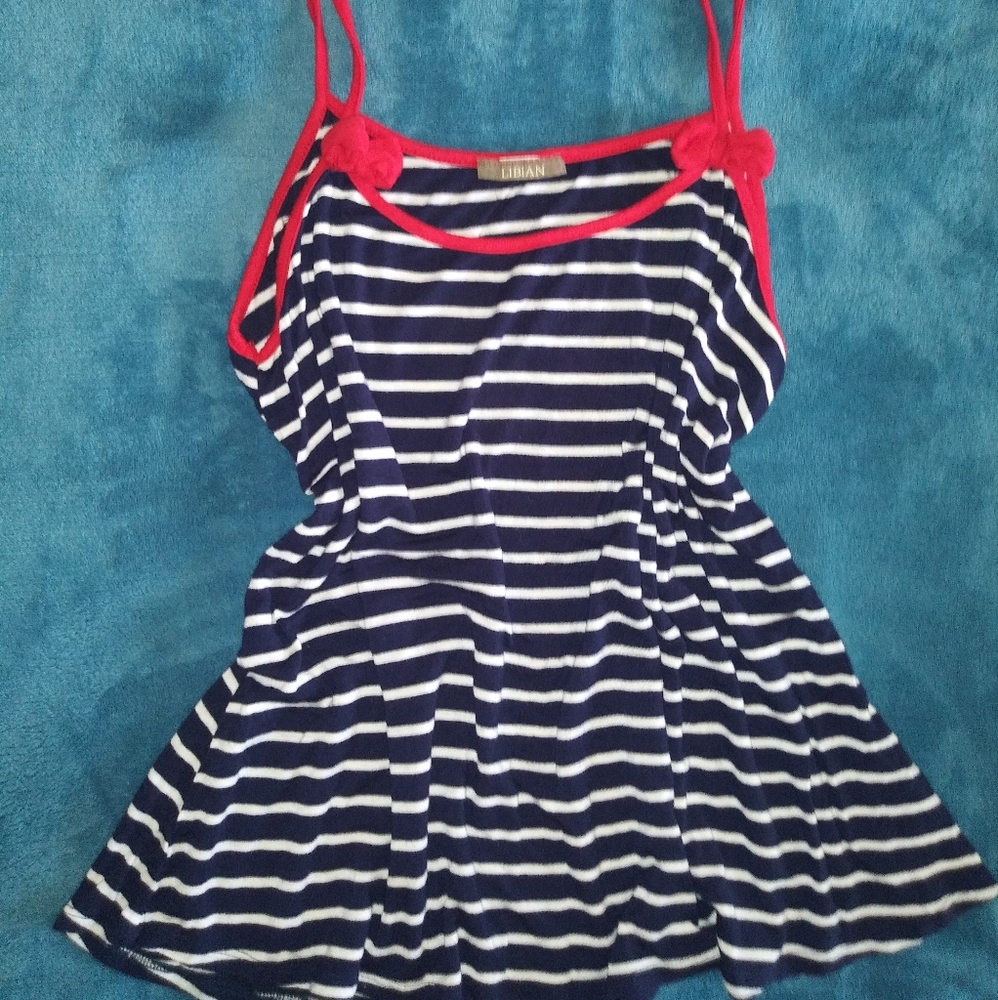 Libian striped blouse